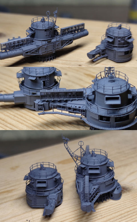 バンカースタジオ IJN35108 1/350 WWII 日本海軍 戦艦 大和 15m&10m測距儀セット(タミヤ78025用)