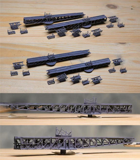 バンカースタジオ IJN35110 1/350 WWII 日本海軍 戦艦 大和 呉式二号五型改カタパルト&飛行機運搬車