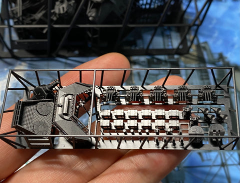 バンカースタジオ IJN35136 1/350 WWII日本海軍 重巡洋艦 摩耶 艦橋セット 1944年(アオシマ用)