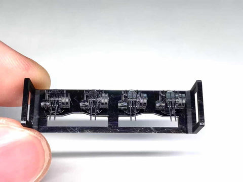 バンカースタジオ IJN70008 1/700 WWII日本海軍 八九式12.7cm連装高角砲A1型防楯付き