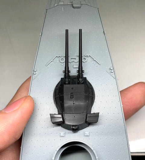 バンカースタジオ IJN70031 1/700 WWII日本海軍 51cm連装砲塔 一番砲塔(超大和型)