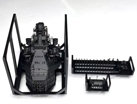 バンカースタジオ IJN70129 1/700 WWII日本海軍 重巡洋艦 高雄 艦橋セット 1944-45年(フジミ用)