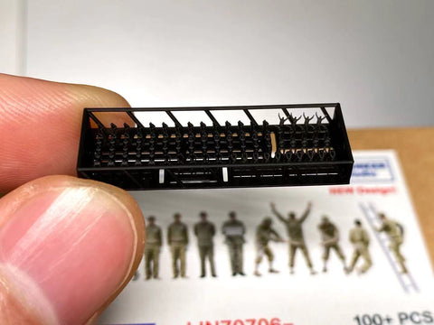 バンカースタジオ IJN70706 1/700 WWII日本海軍 フィギュアセット 6 乗組員 1930-1945年