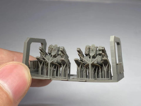 バンカースタジオ WS35425 1/350 現用 ロシア海軍 カシュタン(コールチク)近接防御火器システム(2基入り)