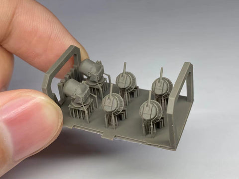 バンカースタジオ WS35430 1/350 現用 ロシア海軍 AK-630艦載機関砲&「バス・チルト」火器管制レーダー