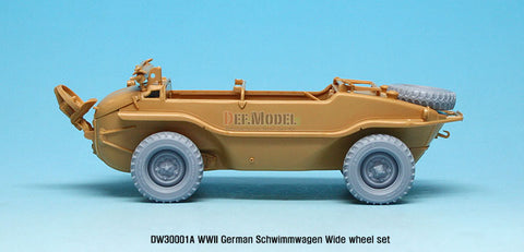 DEFモデル DW30001A 1/35 シュビムワーゲン ワイドタイヤ(コンチネンタル)-自重変形 (タミヤ用)