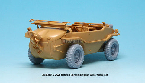 DEFモデル DW30001A 1/35 シュビムワーゲン ワイドタイヤ(コンチネンタル)-自重変形 (タミヤ用)