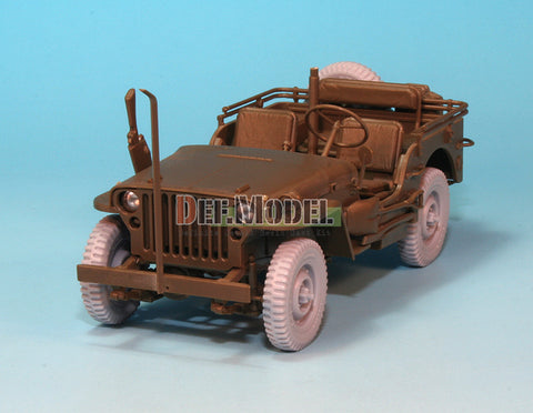 DEFモデル DW30004 1/35 ウィリス MB 4x4 トラック ホイールセット (タミヤ用)