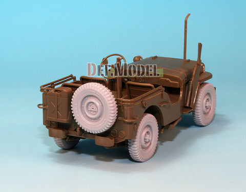 DEFモデル DW30004 1/35 ウィリス MB 4x4 トラック ホイールセット (タミヤ用)