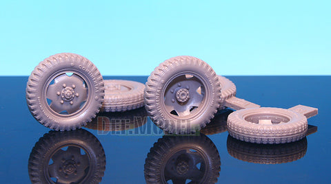 DEFモデル DW30016 1/35 ドイツ シュタイヤー 1500A ホイールセット (タミヤ用)