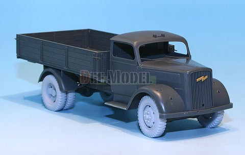 DEFモデル DW30017 1/35 ドイツ 3t カーゴ(オペル) トラック ホイールセット (タミヤ/イタレリ用)