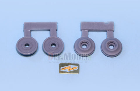 DEFモデル DW30017 1/35 ドイツ 3t カーゴ(オペル) トラック ホイールセット (タミヤ/イタレリ用)