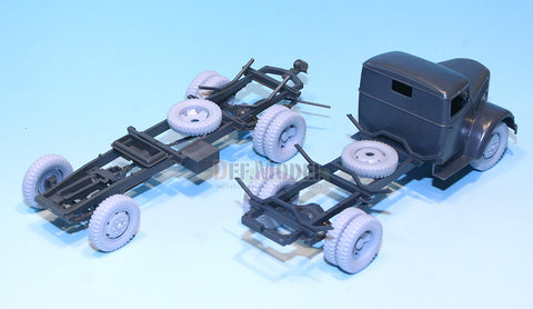 DEFモデル DW30017 1/35 ドイツ 3t カーゴ(オペル) トラック ホイールセット (タミヤ/イタレリ用)