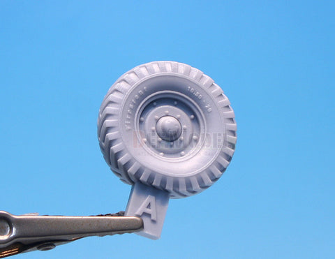 DEFモデル DW30022 1/35 イギリス クオード ガントラック ホイールセット (タミヤ用)