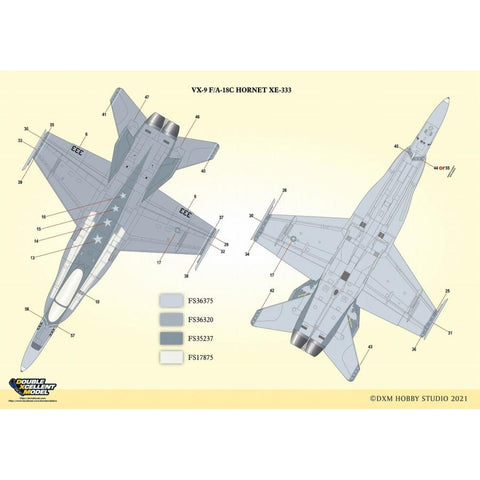 DXM 11-3113 1/32 アメリカ海軍F/A-18C ホーネット VX-9 ヴァンパイアーズ