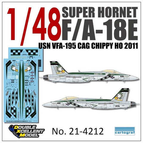 DXM 21-4212 1/48 アメリカ海軍 F/A-18E VFA-195 ダムバスターズ 2011 チィッピーホー