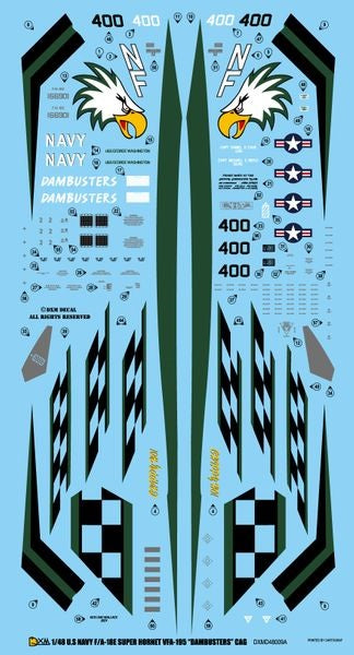DXM 21-4212 1/48 アメリカ海軍 F/A-18E VFA-195 ダムバスターズ 2011 チィッピーホー