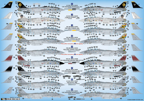 DXM 61-4235 1/48 アメリカ海軍 F-14D トムキャット VF-31 トムキャッターズ