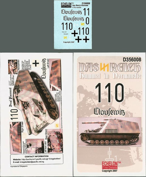 エシュロン D356008 1/35 ダス・ライヒのフンメル ノルマンディ戦線