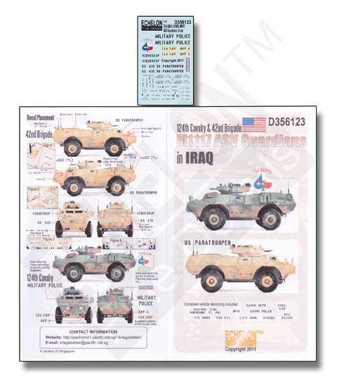 エシュロン D356123 1/35 イラク戦でのM1117 ASV ガーディアンズ