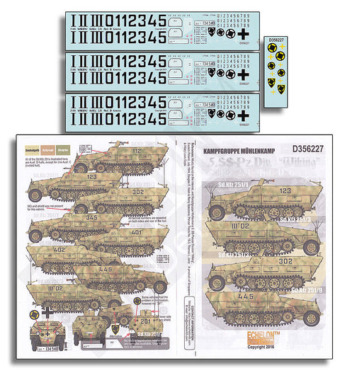 エシュロン D356227 1/35 武装親衛隊第5装甲師団"ヴィーキング"のSd/Kfz.251