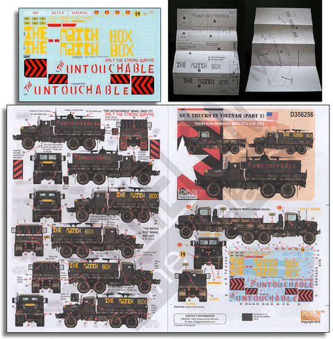 エシュロン D356256 1/35 ベトナムのガントラック(1)