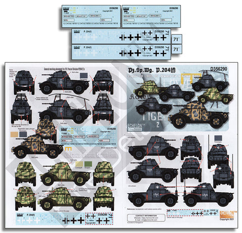 エシュロン D356290 1/35 P204(f)装甲車(パナール178)