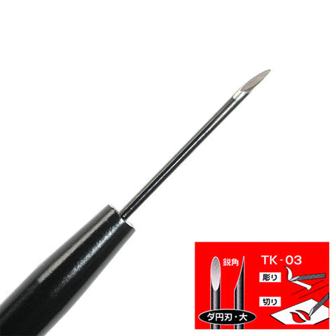 アイガーツール TK-03 精密マイクロナイフ 丸刃大