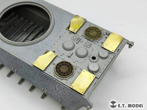 E.T.モデル E35-317 1/35 WWII ドイツ キングタイガー(ヘンシェル 1945年2月生産車)(ホビーボス用)