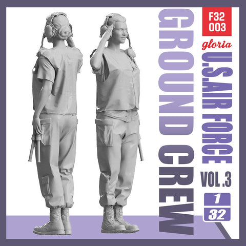 E.T.モデル F32003 1/32 アメリカ空軍 グランドクルーVol.3