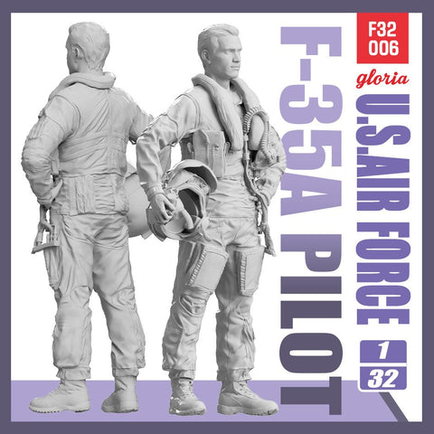 E.T.モデル F32006 1/32 アメリカ空軍 F-35AライトニングII パイロット