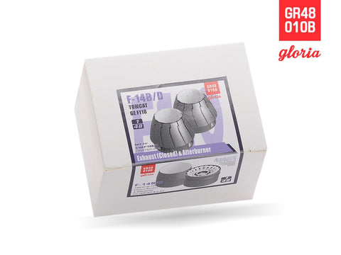 E.T.モデル GR48010B 1/48 アメリカ F-14B/Dトムキャット F110-GE-400用排気ノズル/アフターバーナー 閉(タミヤ/グレートウォールホビー用)