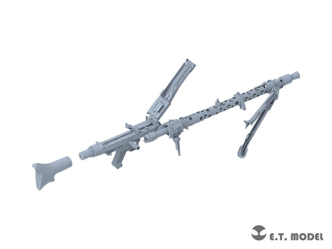 E.T.モデル P06-002 1/6 WWII ドイツ MG34 機関銃&弾薬箱