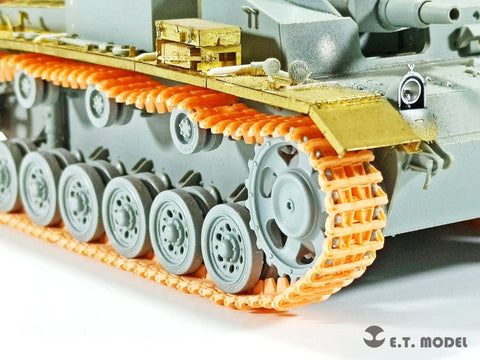 ETモデル P35-021 1/35 WWII ドイツ III号IV号戦車(タイプ3B)ワークブル履帯(3Dプリント)