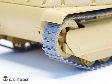ETモデル P35-032 1/35 WWII フランス ソミュア S35 歩兵戦車 ワークブル履帯 (タミヤ用)
