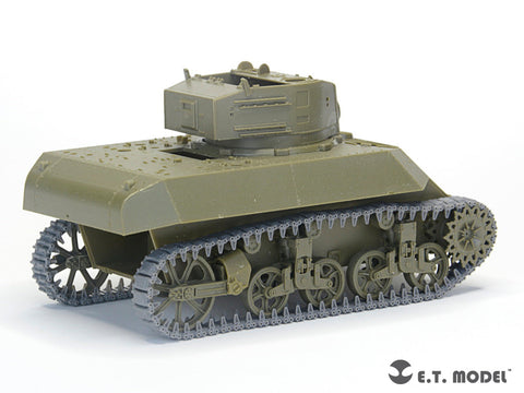 ETモデル P35-038 1/35 WWII アメリカ軍 M3/M5 スチュアート 軽戦車 T16 ワークブル履帯(3Dプリント) (AFVクラブ用)