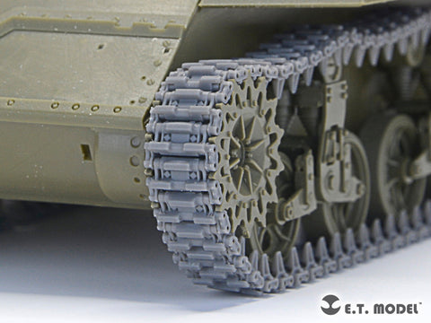 ETモデル P35-039 1/35 WWII アメリカ軍 M3/M5 スチュアート 軽戦車 T36E6 ワークブル履帯(3Dプリント) (AFVクラブ用)