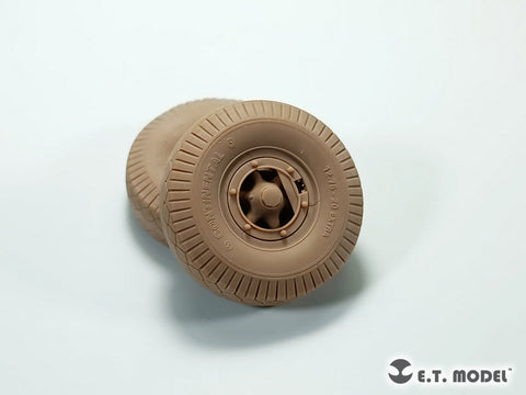 E.T.モデル P35-062 1/35 WWII ドイツ Sd.Kfz.9 18トン重ハーフトラック FAMO(ファモ)用自重変形タイヤ&可動式履帯セット(タミヤ用)