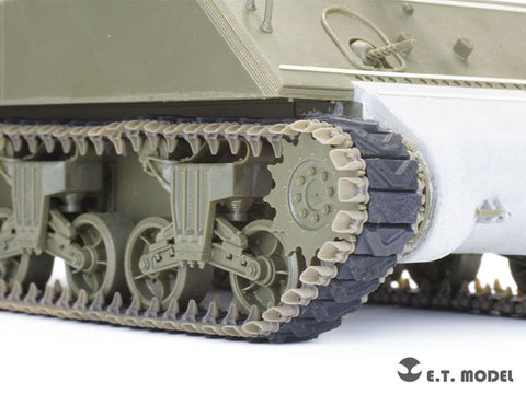 ETモデル P35-083 1/35 WWII アメリカ軍 M4 シャーマン T48 w/duck bill(Type 2) ワークブル履帯(3Dプリント)