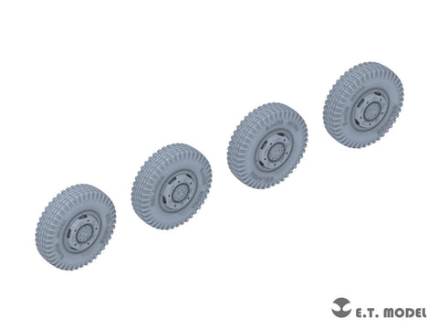 ETモデル P35-102 1/35 WWII ドイツ Sd.Kfz.234 小径加重ホイール タイプ2 (ドラゴン用)