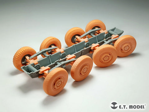 E.T.モデル P35-107 1/35 WWII ドイツ重装甲車Sd.Kfz.234用大径ホイール自重変形タイヤ タイプ7(ドラゴン用)