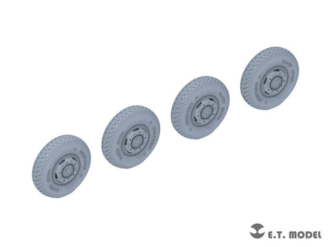 ETモデル P35-108 1/35 WWII ドイツ Sd.Kfz.234 大径加重ホイール タイプ8 (ドラゴン用)