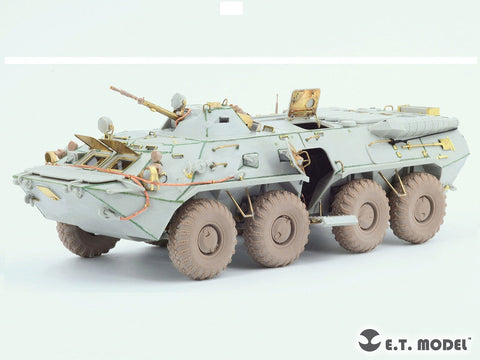 E.T.モデル P35-120 1/35 ロシア BTR-80/80A APC 自重変形タイヤ(ワイドタイプ) トランぺッター用