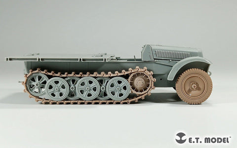 E.T.モデル P35-124 1/35 WWII ドイツ Sd.Kfz.250/Sd.Kfz.10用 自重変形タイヤ(ドラゴン用)