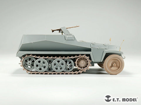 E.T.モデル P35-124 1/35 WWII ドイツ Sd.Kfz.250/Sd.Kfz.10用 自重変形タイヤ(ドラゴン用)