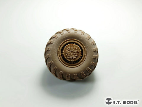 E.T.モデル P35-125 1/35 ロシア 9K720短距離弾道ミサイル"イスカンデル-M"用 自重変形タイヤ(トランペッター用)