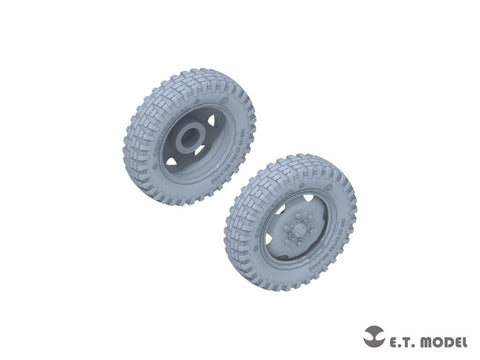 E.T.モデル P35-137 1/35 WWII ドイツ シュタイヤー1500A/1500A-1用自重変形タイヤ(タミヤ用)