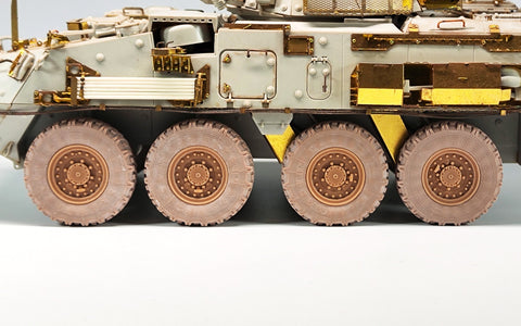 E.T.モデル P35-158 1/35 アメリカ陸軍 ストライカー装甲車 自重変形ホイール(トランぺッター用)