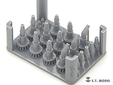 E.T.モデル P35-201 1/35 アメリカ陸軍 車載用アンテナマストベース (3D)