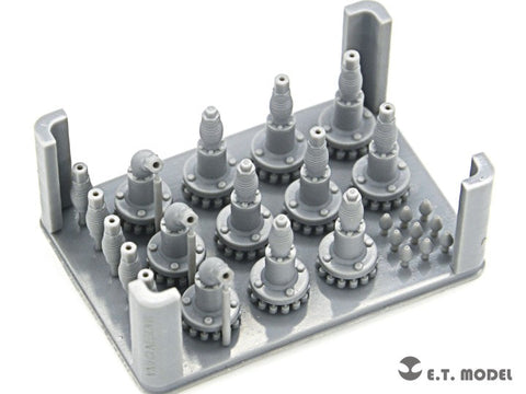 E.T.モデル P35-201 1/35 アメリカ陸軍 車載用アンテナマストベース (3D)